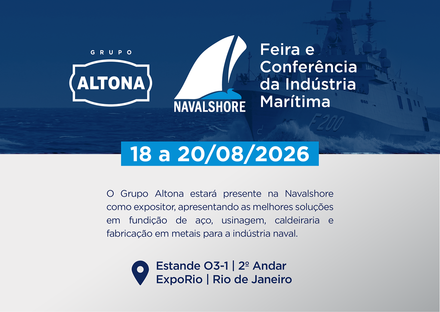 Grupo Altona na 20ª edição da Navalshore