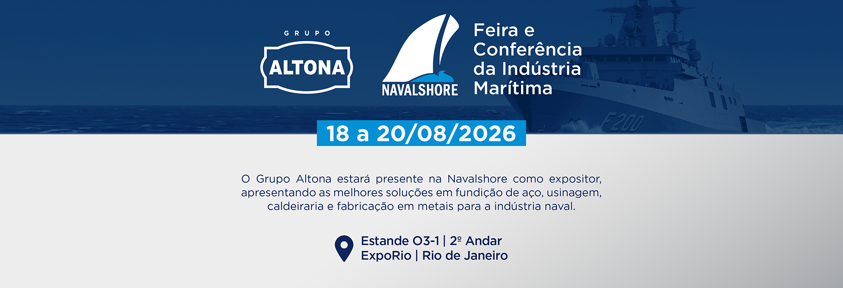 Grupo Altona na 20ª edição da Navalshore